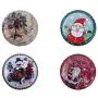 Boîte d'épices en étain de Noël, 4 pièces, pour cadeaux de biscuits, rangement de bonbons, décorations de fête de Noël. Boîte d'épices en étain de Noël, 4 pièces, pour cadeaux de biscuits, rangement de bonbons, décorations de fête de Noël.