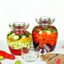 MFWFR Kimchi jar, Thick Glass Sealed Transparent Pickling jar, Pickles jar Pickles Tank Home,M1