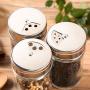 Kitchen Gadgets Spice Bottle Seasoning Box Kitchen Spice Storage Bottle Jars Transparent PP Salt Pepper Cumin Powder Box Set,Size 2