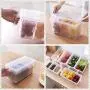MAYROUND Airtight Food Storage Containers Sets,Cosmetics Cabinet Desktop Storage Containers with Lids for Rice Food Fruit Eggs Snacks Cosmetics in Bedroom, Dining Room, Kitchen 2 Pieces/Set