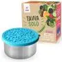 TAVVA Edelstahl Salatschüssel für Mittagessen - 20oz Edelstahl Lunchbox mit wasserdichter Silikondeckel – Auch für Kinder Mittagessen/Baby Lunchbox, Toddler Lunch Box, Sandwicheschüssel