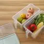 Rectangle Food Storage Containers Kitchen Portable Storage Box PP Material Refrigerator Food Preservation Box Kangsanli (Light Green) Rectangle Food Storage Containers Kitchen Portable Storage Box PP Material Refrigerator Food Preservation Box Kangsanli (Light Green)