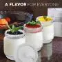 Euro Cuisine Yogurt Maker - YMX650 Automatic Digital Yogurt Maker Machine with Set Temperature - Includes 7-6 oz. Reusable Glass Jars and 7 Rotary Date Setting Lids for Instant Storage Euro Cuisine Yogurt Maker - YMX650 Automatic Digital Yogurt Maker Machine with Set Temperature - Includes 7-6 oz. Reusable Glass Jars and 7 Rotary Date Setting Lids for Instant Storage