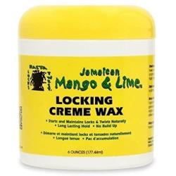 Jamaican Mango & Lime Rasta Locks & Twist Locking Creme Wax 6 Oz