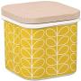 Enamel Storage Jar in Dandelion | Linear Stem Design