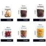 Dicht verschlossene Lagerglasbehälter für Lebensmittel, Getreide, Tee, Kaffee – Feuchtigkeitsdicht, Wasserdicht – DELICATEWNN (Fassungsvermögen: Blau 500ml)