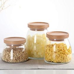 Glass Sealed Jars, Kitchen Household Grain Storage Tanks, A Pack Of 3