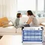 Piégeuse Électrique Anti-Moustiques Phosooy, Interne, avec Lampes 20W, 2800V Grille, Piège Suspendu Anti-Moustiques, Moths, Mouches, Usage Intérieur Piégeuse Électrique Anti-Moustiques Phosooy, Interne, avec Lampes 20W, 2800V Grille, Piège Suspendu Anti-Moustiques, Moths, Mouches, Usage Intérieur