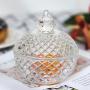Glass Storage Containers - European Crystal Glass Storage Containers for Food Dry Candy with Lid Glass Food Jar Storage Decoration Organizer