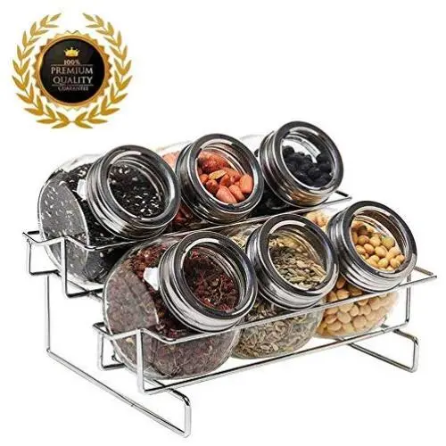 Glasen Cruet-Set für Küche, Grill, Camping, Picknick, Gewürz-Glasbehälter, Zuckerstreuselbehälter, Salzstreuer, Gewürzbehälter