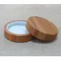 2 Pcs Empty Upscale Refillable Frosted Glass with Bamboo Lid Cosmetic Jar Bottle Storage Container for Cream Ointments (30 ML/1oz) 2 Pcs Empty Upscale Refillable Frosted Glass with Bamboo Lid Cosmetic Jar Bottle Storage Container for Cream Ointments (30 ML/1oz)