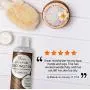 Kokosöl, fraktioniert, als therapeutisches Trägeröl zur Feuchtigkeitspflege für Gesicht und Körper, natürlicher Anti-Aging-Augencreme, Aromatherapie-Massageöl und Anti-Frizz-Spülung für trockenes und beschädigtes Haar.