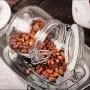 YunNasi Glass Favor Jars with Lids Airtight Canister Food Storage Canning Bottles Jar for Sauce Coffee Beans Cookies Candies Clear (25.62oz-750ml)