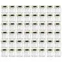Mini Hexagon Glass Jars (1.5oz, 48-Pack); Tiny Hex Jars with Gold Lids for Spices, Gifts, Party Favors, DIY and More, 3-Tablespoon Capacity
