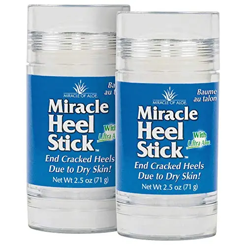 2-Pack Miracle Heel Stick with Pure UltraAloe Aloe Vera Gel | 2.5 ounce stick 2-Pack Miracle Heel Stick with Pure UltraAloe Aloe Vera Gel | 2.5 ounce stick