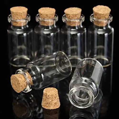 10 pcs 12ml 45 x 24mm Mini Bottles Flasks Glass Flask Cork Stopper Jewelry Storage 10 pcs 12ml 45 x 24mm Mini Bottles Flasks Glass Flask Cork Stopper Jewelry Storage