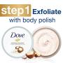 Dove Body Wash and Body Polish, Exfoliate and Deep Moisture 3 count