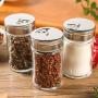 New Design Glass Spice Salt Jar Pepper Shaker Barbecue Seasoning Pot Bottle Tank Salting, Glass Spice Bottles - Barbecue Spices, Spice Jars, Bbq Dry Rub, Spice Jar Shaker, Condiment Storage