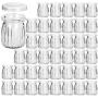 Glass Jars, KAMOTA 40 PACK 4 oz Yogurt Jars With PE Lids, Glass Pudding Jars Yogurt Jars Ideal for Jam, Honey, Wedding Favors, Shower Favors, Baby Foods (150ml)