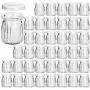 Glasbehälter, KAMOTA 40er Pack 4 oz Joghurtgläser mit PE-Dichtungen, Ideal für Marmelade, Honig, Hochzeitsgeschenke, Duschgeschenke, Babybrei (150ml)