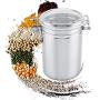 Stainless Steel Coffee Container Vacuum Sealed Storage Jar for Sugar Tea Bean, 800/1100 / 1400 / 1900ml Food Jars Canisters(XL)