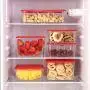 HOBULL 6Pcs Food Storage Jar Grain Storage Tanks Airtight Cereal Dispenser Snack Container Storage for Dry Food Flour Nut Sugar with Lid HOBULL 6Pcs Food Storage Jar Grain Storage Tanks Airtight Cereal Dispenser Snack Container Storage for Dry Food Flour Nut Sugar with Lid