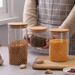 Eco friendly Storage Bottle Kitchen Store Food Ingredient Store Nut Grain Candy Biscuit Refrigerator Classification Storage Jar,670ML