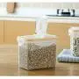 Boîtes de rangement alimentaire en plastique, boîtes de conservation fraîche pour la cuisine, boîtes de stockage de grains hermétiques, boîtes de conservation alimentaires étanches. Boîtes de rangement alimentaire en plastique, boîtes de conservation fraîche pour la cuisine, boîtes de stockage de grains hermétiques, boîtes de conservation alimentaires étanches.
