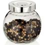 Kela Storage Jars Set Rosa 200 ml 4 Pieces of Glass/Plastic, 8 x 6 x 8 cm