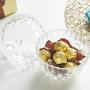 Crystal fruit bowl/dried fruit tray/candy jar/[storage jar]/Snack jar/airtight-B