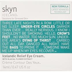 skyn ICELAND Icelandic Relief Eye Cream: for Dark Circles, Puffiness & Wrinkles, 14g / 0.49 oz