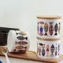 LQQGXLCondiment bottle, jar condiment storage box Spice jar white with lid ceramic sugar jar condiment jar seasoning box set with lid spoon and tray