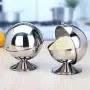 Stainless Steel Kitchen Spherical Sugar Bowl Seasoning Bottle Spice Tank Can Flip