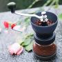 osierr6 Washable Hand Grinder Coffee Grinder Storage Jar Kitchen Tools Home Ceramic Burr Manual Coffee Mill Portable for Home, Traveling, Hiking, Camping or Working