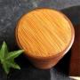 Assiduousic Food Storage Jar Bamboo Tea Box Loose Leaf Tea Box Organic Bamboo Container Tea Canister Portable Airtight Food Storage Canister Chinese Tea Character Engraving Tea Leaf Storage Box