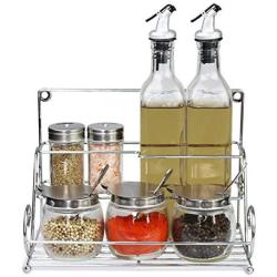 DFFS Glass Cruet Home Kitchen Spice Box Oiler Spice jar Set, Kitchen Storage Racks Kitchen Supplies-a