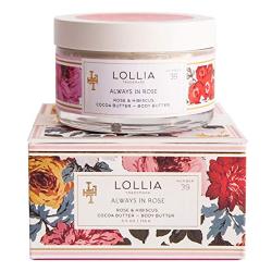 LOLLIA Always In Rose Whipped Body Butter, 5.5 oz