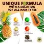 Papaya & Pineapple Hair Conditioning Mask | All-Natural Serum for Hair Growth, Dandruff Prevention, Dry & Damaged Hair Repair | Moisturizing, Thickening & Strengthening Deep Treatment Hair Conditioner