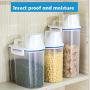YTF-Multi-grain sealed cans, plastic with lid storage tank, rice bucket with portable 2 piece set