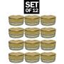 Small Mini Glass Jars With Tin Lids - 12 pack x 0.5 oz ? All Purpose Empty Storage Jars