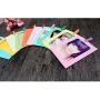 JUSTDOLIFE 10PCS Paper Picture Frame Creative DIY Hanging Photo Frames with Clips & Twine