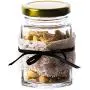 Gojars Hexagon Glass Jars 6oz Premium Food-grade. Mini Jars With Lids For Gifts, Wedding Favors, Honey, Jams And More. (12, 6oz)