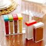 1pcs Spice Jar Seasoning Box Kitchen spice rack Spice Storage Bottle Jars Transparent PP Salt Pepper Cumin Powder Box tool,1pcs-coffee