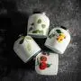 Foylome Set of 4 Hand Drawn Flower Tea Can Kitchen Canister Set with Wood Lids Sugar, Coffee, Flour or Food Storage Jar Foylome Set of 4 Hand Drawn Flower Tea Can Kitchen Canister Set with Wood Lids Sugar, Coffee, Flour or Food Storage Jar