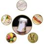 Glass Sealed Jars, Moisture-Proof Kitchen Food Containers, Storage Of Spices/Kimchi/Oatmeal/Coffee Beans
