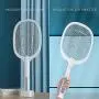 Bug Zapper, ZAPGEAR USB Rechargeable Electric Fly Swatter, 1200mAh with Charging Base, Home Night Lamp, 2500 Volt Mosquito Zapper, Indoor Mosquito Killer & Insect Killer Against Flies, Moths