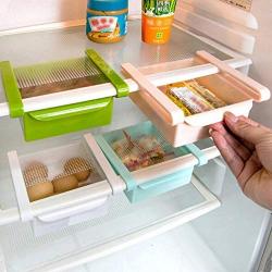 Refrigerator Storage Box Space-saving Cans Fridge Organizer Creative Slide Type Fruit Vegetable Storage Box Case Jar (01)