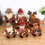 Fabal Christmas Candy Storage Basket Decoration Santa Claus Storage Basket Gift (18x18CM, C)