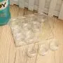 Bouteilles en plastique transparentes rondes 12 pièces avec couvercle à vis, accessoires et outil de stockage. Bouteilles en plastique transparentes rondes 12 pièces avec couvercle à vis, accessoires et outil de stockage.