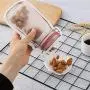 Sacs de Conservation Alimentaire à Motif Mason en verre, 5 pièces, Idéal pour les Collations, les Bonbons, les Fruits Frais - Grande Taille Sacs de Conservation Alimentaire à Motif Mason en verre, 5 pièces, Idéal pour les Collations, les Bonbons, les Fruits Frais - Grande Taille